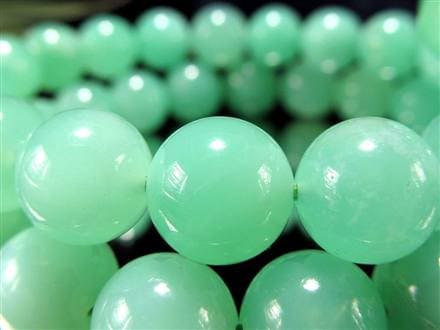 クリソプレーズ オーストラリアンジェイド ブレスレット カルセドニー アップルグリーン