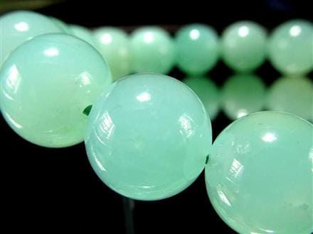 クリソプレーズ オーストラリアンジェイド ブレスレット カルセドニー アップルグリーン