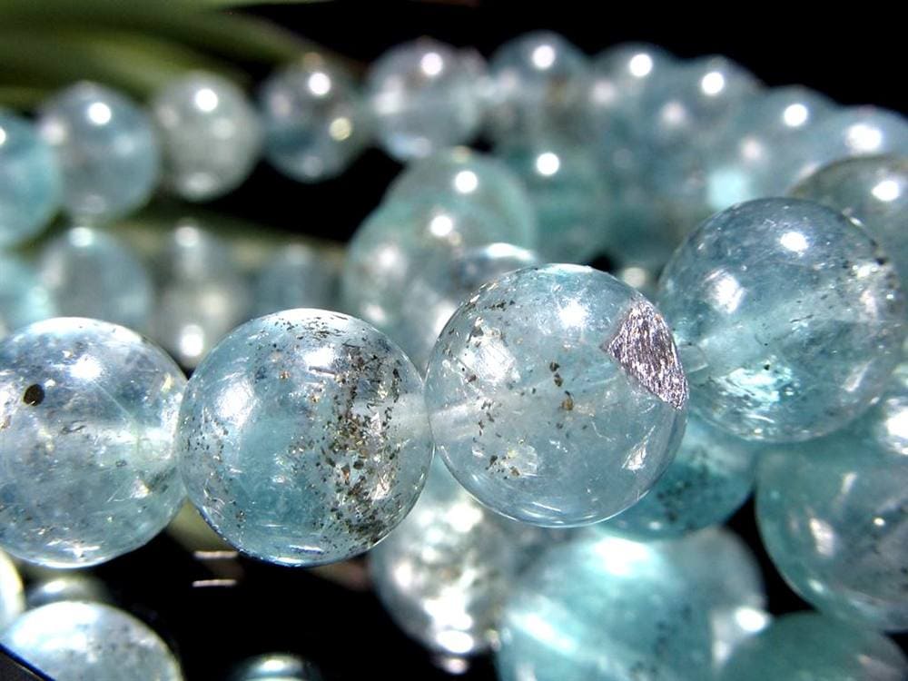 スターリットスカイフローライト ブレスレット 蛍石 カルコパイライト