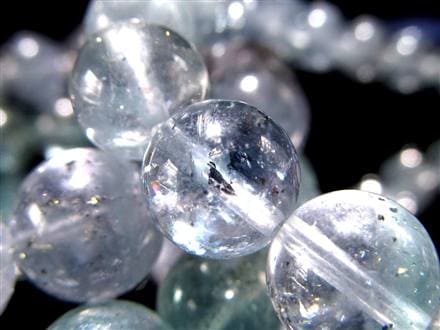 スターリットスカイフローライト ブレスレット 蛍石 カルコパイライト