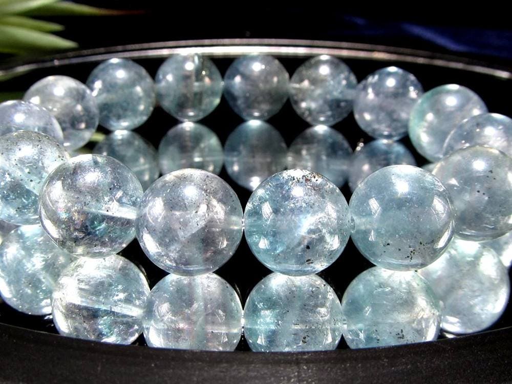 スターリットスカイフローライト ブレスレット 蛍石 カルコパイライト