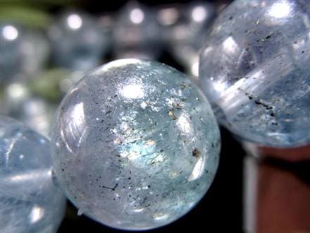 スターリットスカイフローライト ブレスレット 蛍石 カルコパイライト