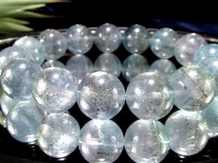 スターリットスカイフローライト ブレスレット 蛍石 カルコパイライト