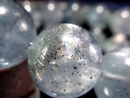 スターリットスカイフローライト ブレスレット 蛍石 カルコパイライト