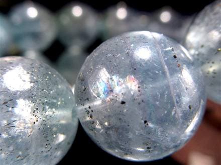 スターリットスカイフローライト ブレスレット 蛍石 カルコパイライト