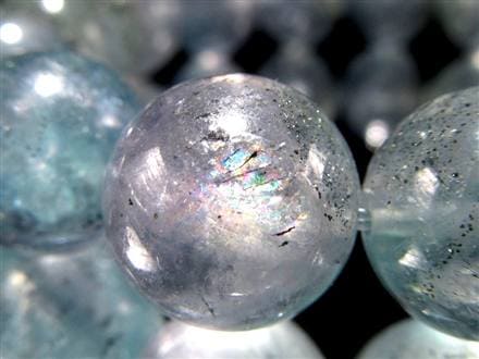 スターリットスカイフローライト ブレスレット 蛍石 カルコパイライト