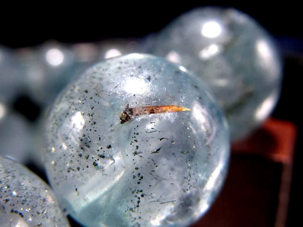 スターリットスカイフローライト ブレスレット 蛍石 カルコパイライト