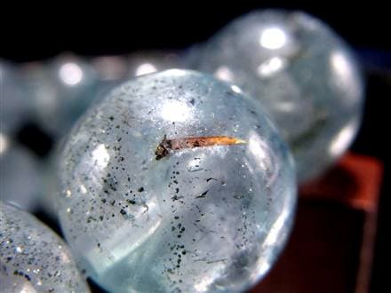 スターリットスカイフローライト ブレスレット 蛍石 カルコパイライト