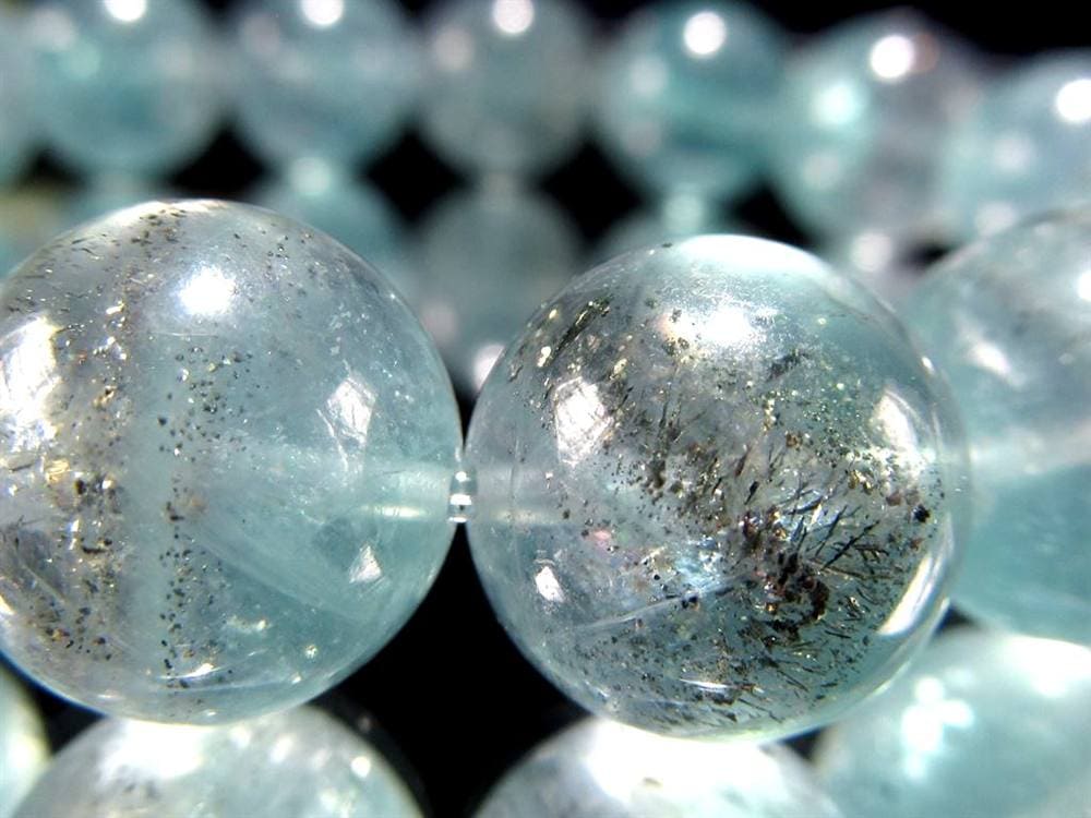 スターリットスカイフローライト ブレスレット 蛍石 カルコパイライト