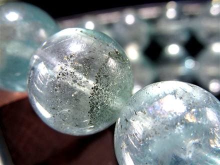 スターリットスカイフローライト ブレスレット 蛍石 カルコパイライト