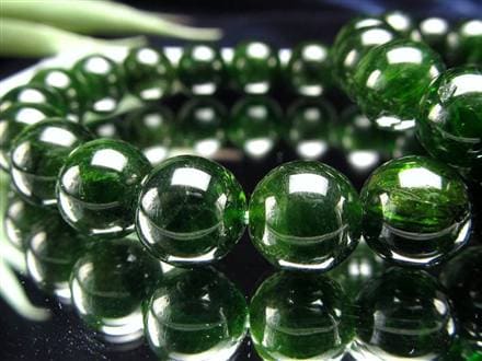 クロムダイオプサイト 緑色透輝石 ブレスレット ダイオプサイト ダイオプサイド