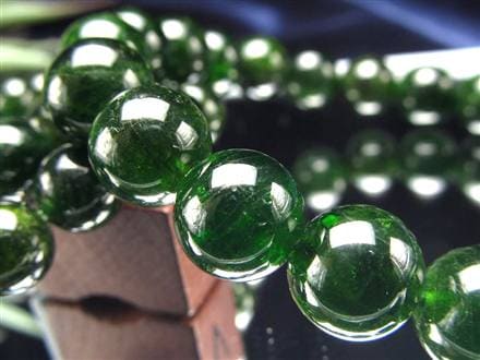 クロムダイオプサイト 緑色透輝石 ブレスレット ダイオプサイト ダイオプサイド