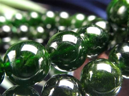 クロムダイオプサイト 緑色透輝石 ブレスレット ダイオプサイト ダイオプサイド