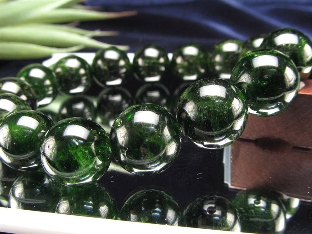 クロムダイオプサイト 緑色透輝石 ブレスレット ダイオプサイト ダイオプサイド