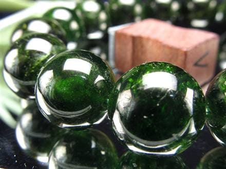 クロムダイオプサイト 緑色透輝石 ブレスレット ダイオプサイト ダイオプサイド