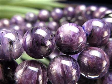 チャロアイト ブラックパープルチャロアイト チャロ石 ブレスレット ブラックチャロアイト シリカ