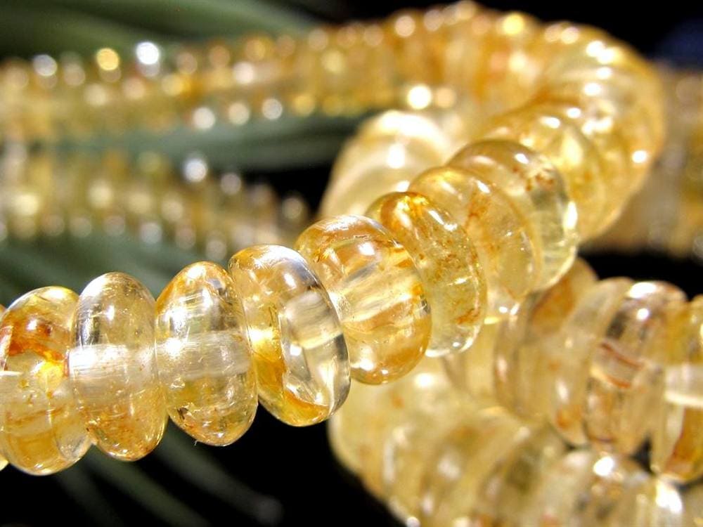 ゴールデントパーズ ライモナイト ブレスレット 11月の誕生石 Topaz 黄玉