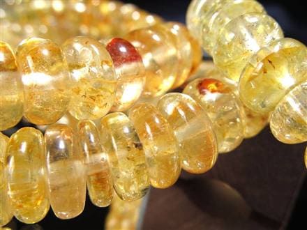 ゴールデントパーズ ライモナイト ブレスレット 11月の誕生石 Topaz 黄玉