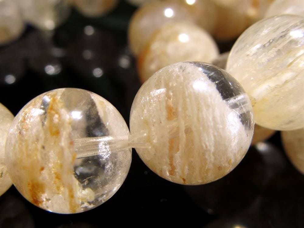 ガーデンクォーツ ブレスレット ファントムクォーツ 幻影水晶 庭園水晶