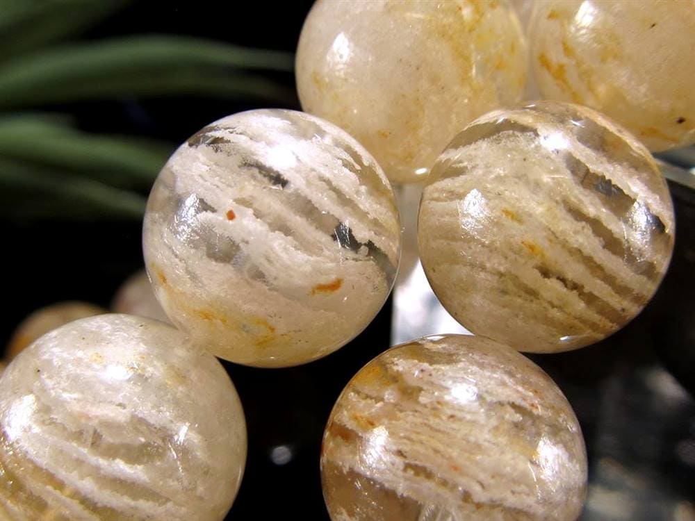 ガーデンクォーツ ブレスレット ファントムクォーツ 幻影水晶 庭園水晶