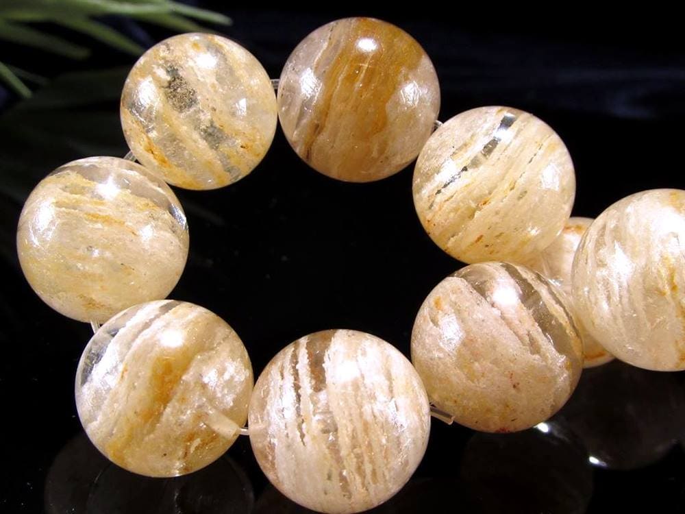 ガーデンクォーツ ブレスレット ファントムクォーツ 幻影水晶 庭園水晶