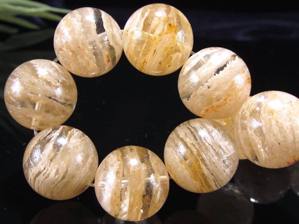 ガーデンクォーツ ブレスレット ファントムクォーツ 幻影水晶 庭園水晶