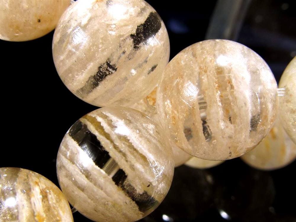ガーデンクォーツ ブレスレット ファントムクォーツ 幻影水晶 庭園水晶