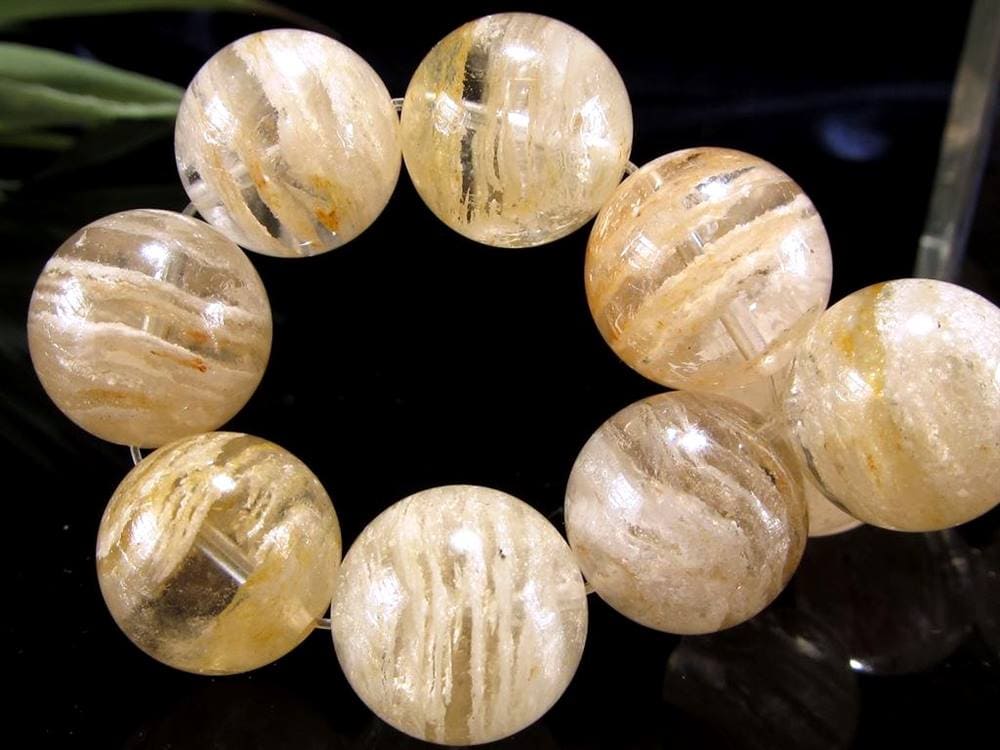 ガーデンクォーツ ブレスレット ファントムクォーツ 幻影水晶 庭園水晶