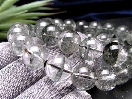 ブラックルチルクォーツ ブラックトルマリンインクォーツ ブレスレット 黒針 ルチレイテッドクォーツ