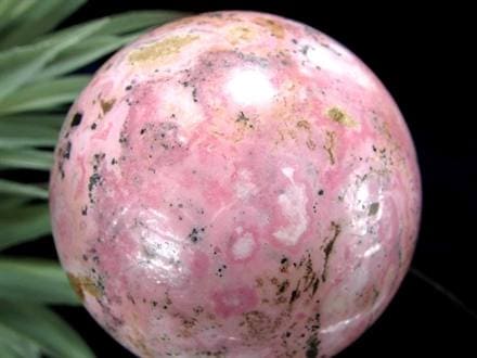 ロードナイトシリカ 薔薇輝石 丸玉 スフィア ロードナイト