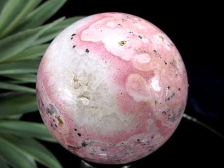 ロードナイトシリカ 薔薇輝石 丸玉 スフィア ロードナイト
