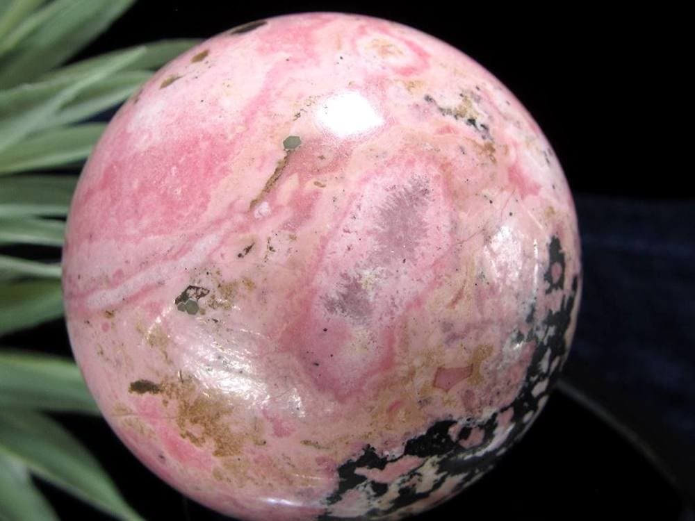 ロードナイトシリカ 薔薇輝石 丸玉 スフィア ロードナイト