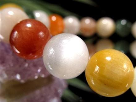 サゲニティッククォーツ ブレスレット キャッツアイ ルチルクォーツ ラビットヘア