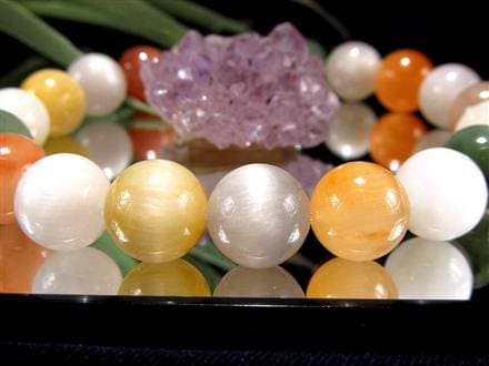 サゲニティッククォーツ ブレスレット キャッツアイ ルチルクォーツ ラビットヘア