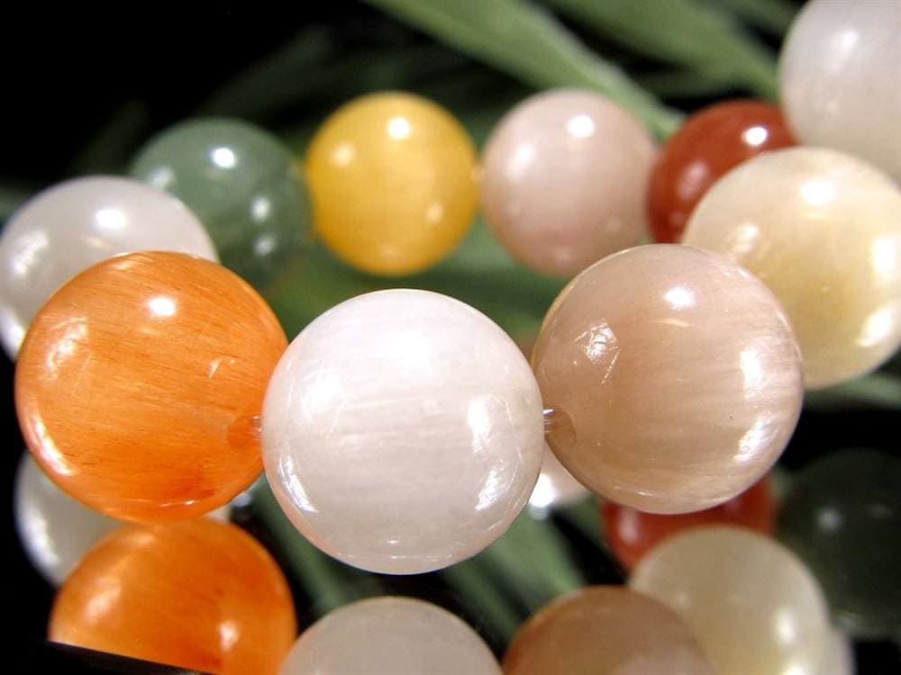 サゲニティッククォーツ ブレスレット キャッツアイ ルチルクォーツ ラビットヘア