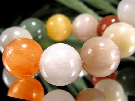 サゲニティッククォーツ ブレスレット キャッツアイ ルチルクォーツ ラビットヘア