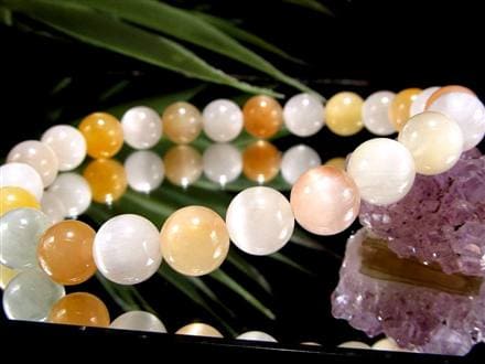 サゲニティッククォーツ ブレスレット キャッツアイ ルチルクォーツ ラビットヘア