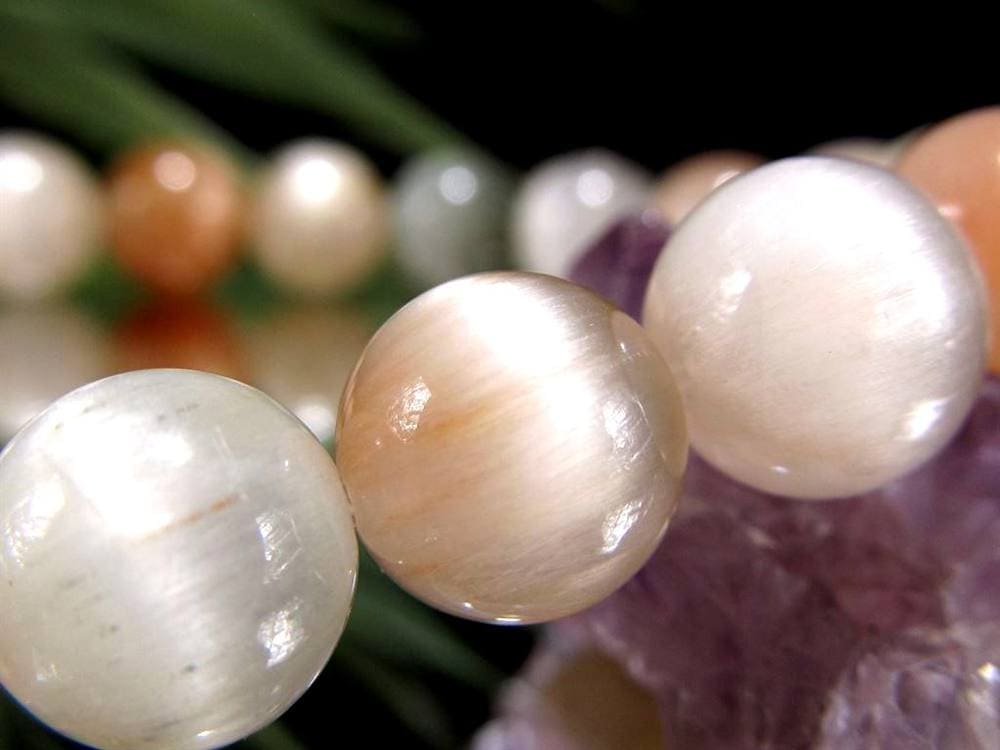 サゲニティッククォーツ ブレスレット キャッツアイ ルチルクォーツ ラビットヘア