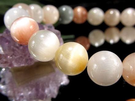 サゲニティッククォーツ ブレスレット キャッツアイ ルチルクォーツ ラビットヘア