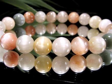 サゲニティッククォーツ ブレスレット キャッツアイ ルチルクォーツ ラビットヘア