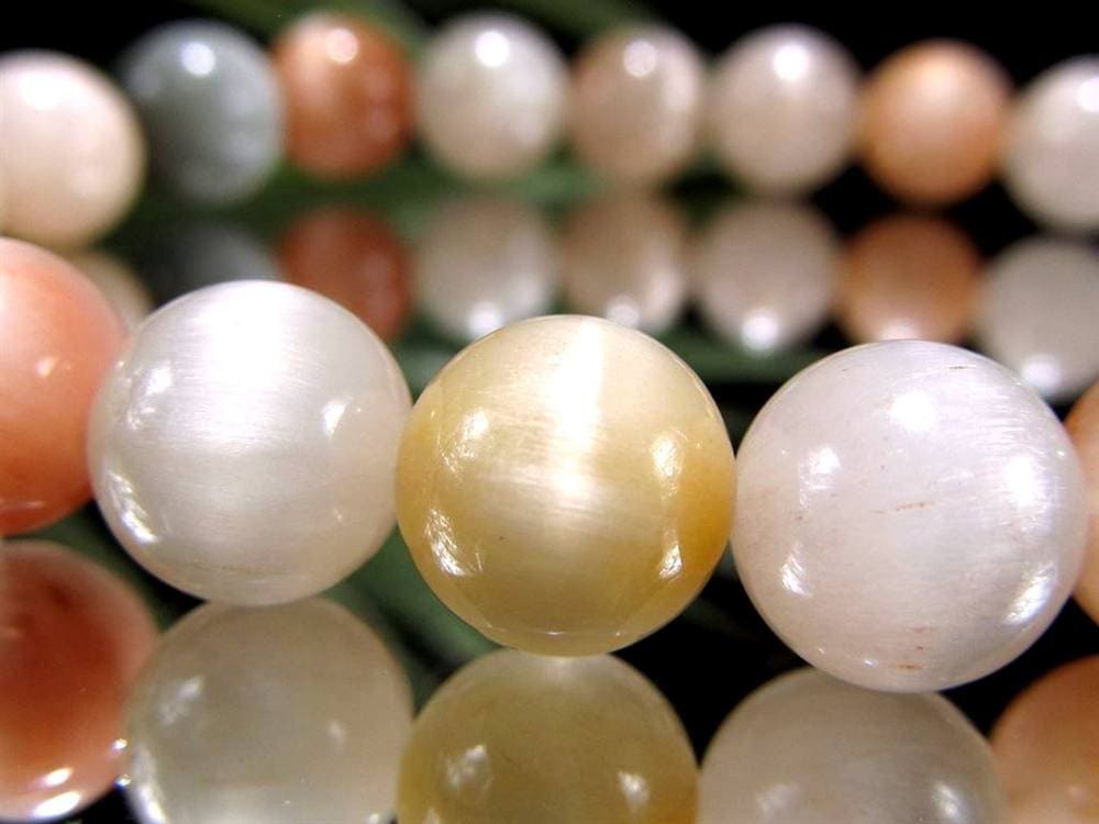 サゲニティッククォーツ ブレスレット キャッツアイ ルチルクォーツ ラビットヘア