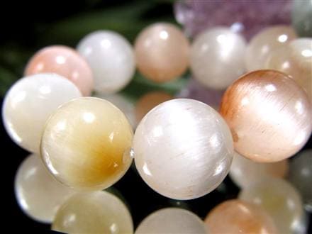 サゲニティッククォーツ ブレスレット キャッツアイ ルチルクォーツ ラビットヘア