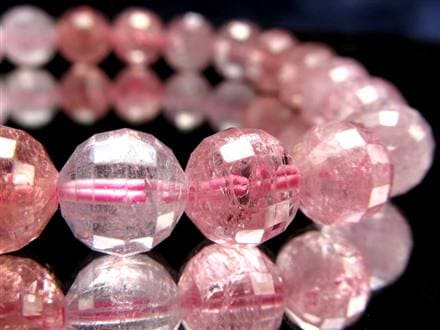 ブレスレット 多面カット デザイン 天然石 シンプル