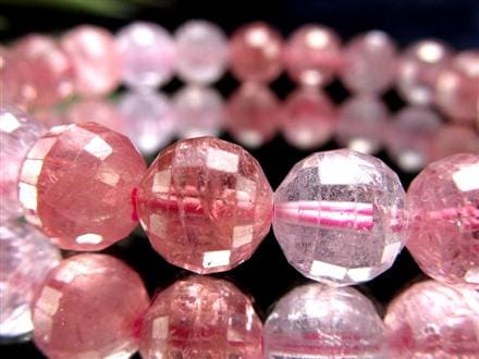 ブレスレット 多面カット デザイン 天然石 シンプル