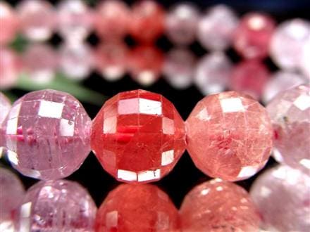 ブレスレット 多面カット デザイン 天然石 シンプル