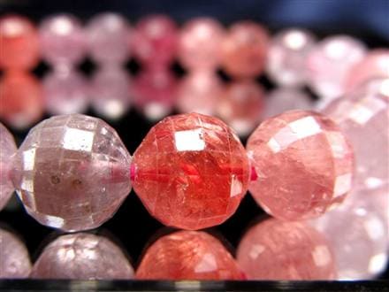 ブレスレット 多面カット デザイン 天然石 シンプル