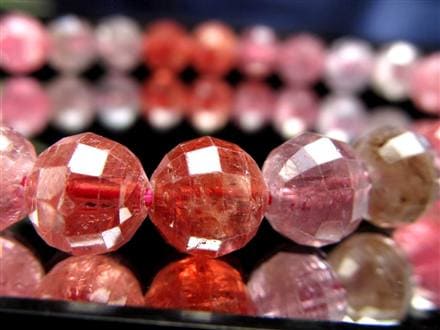 ブレスレット 多面カット デザイン 天然石 シンプル