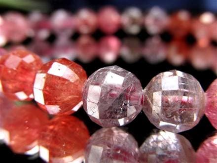 ブレスレット 多面カット デザイン 天然石 シンプル