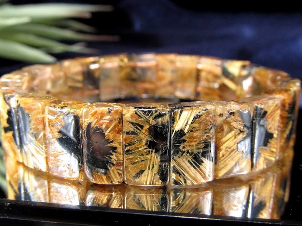 ゴールドルチル バングル タイチンルチル ブレスレット 金運