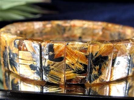 ゴールドルチル バングル タイチンルチル ブレスレット 金運